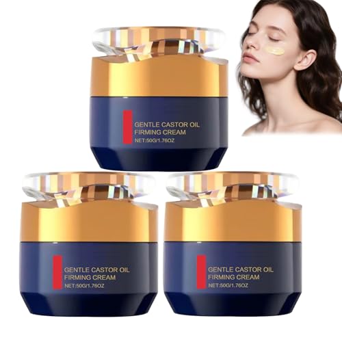 Wranbao Qingling Anti-Falten-Creme, Qingling Gesichtscreme, Straffende Cremes Mit Rizinusöl, Hautstraffende Und Feuchtigkeitsspendende Cremes Für Feine Linien Und Fältchen, Frauen Und Männer (3pcs) Wranbao Qingling Anti-Falten-Creme, Qingling Gesichtscreme, Straffende Cremes Mit Rizinusöl, Hautstraffende Und Feuchtigkeitsspendende Cremes Für Feine Linien Und Fältchen, Frauen Und Männer (3pcs) von WRANBAO