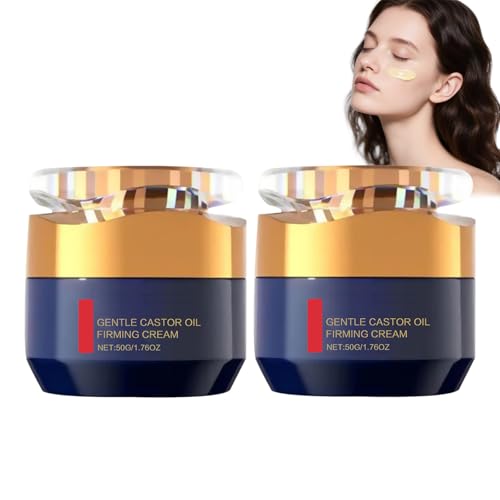Wranbao Qingling Anti-Falten-Creme, Qingling Gesichtscreme, Straffende Cremes Mit Rizinusöl, Hautstraffende Und Feuchtigkeitsspendende Cremes Für Feine Linien Und Fältchen, Frauen Und Männer (2pcs) Wranbao Qingling Anti-Falten-Creme, Qingling Gesichtscreme, Straffende Cremes Mit Rizinusöl, Hautstraffende Und Feuchtigkeitsspendende Cremes Für Feine Linien Und Fältchen, Frauen Und Männer (2pcs) von WRANBAO