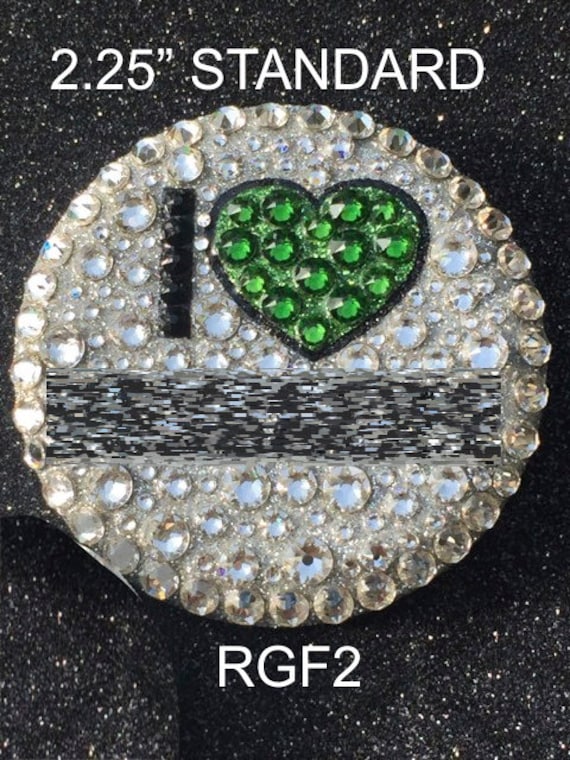 Swarovski-Kristallen Verschönert "I Love ...." von WRAPSIGNS