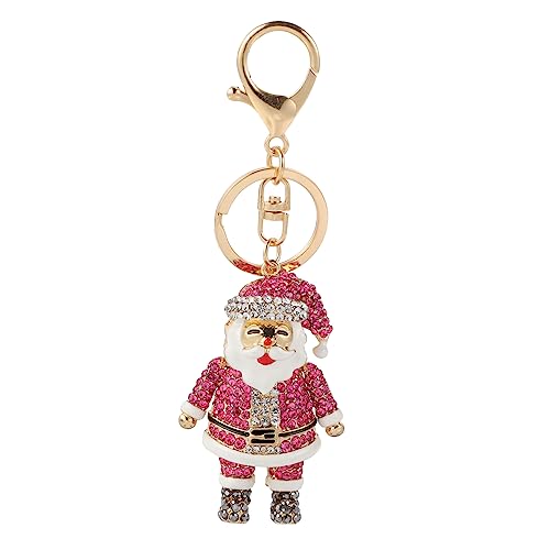 WRITWAA 1stück Weihnachts Schlüsselanhänger Santa Claus Design Robuster Und Langlebiger Schlüsselbund Aus Legierung Kreative Deko Für Schlüssel Taschen Und Für Weihnachtszeit von WRITWAA