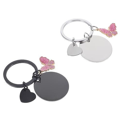 WRITWAA 2stücke Schlüssel Kette Aus Metall Mit Anhänger Zum Aufhängen An Taschen Oder Schlüssel Für Geburtstagsgeschenke Für Freunde von WRITWAA