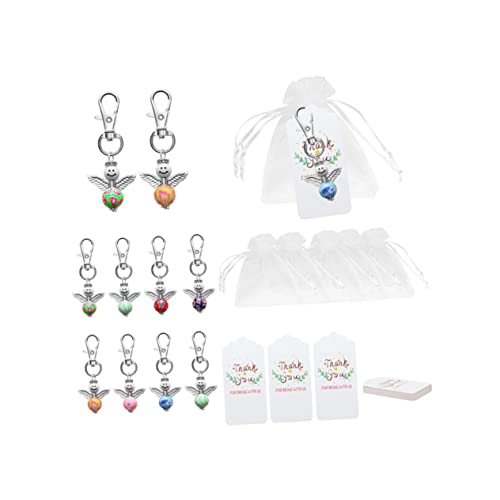 WRITWAA 20stücke Metall Anhänger Schlüsselanhänger Mit Tags Shower Für Taschen Und Schlüsselringe von WRITWAA