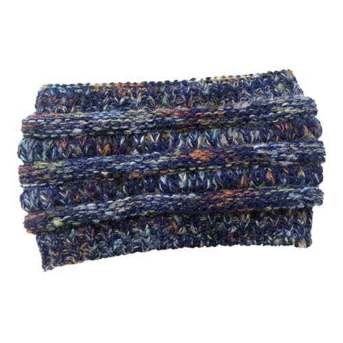 WRITWAA Wollmütze Mit Ponytail-design Farbenfrohes Gestricktes Stirnband Für Damen Wärmende Und Bequeme Outdoor-haube Für Camping Und Freizeitaktivitäten von WRITWAA