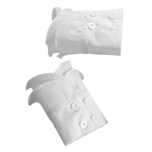 WRITWAA 1paar Damen Handgelenk Manschetten Abnehmbare Fake Ärmel Für Kleider Accessoires Für Teenager Mädchen Vielseitig Einsetzbar von WRITWAA