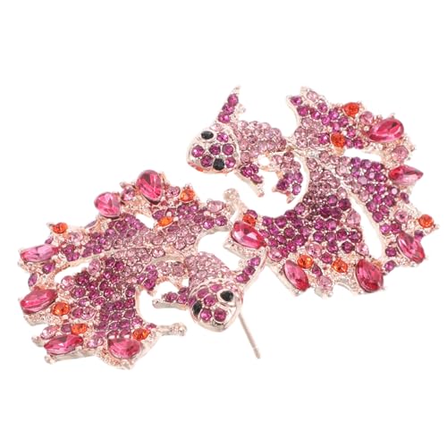 WRITWAA 1 Paar Damen-Ohrringe Mit Fisch-Strass Vintage-Statement-Schmuck Modisches Kostüm-Accessoire Für Partys Und Den Alltag WRITWAA 1 Paar Damen-Ohrringe Mit Fisch-Strass Vintage-Statement-Schmuck Modisches Kostüm-Accessoire Für Partys Und Den Alltag von WRITWAA