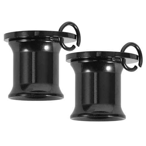 WRITWAA 1 Paar Double Flare Ohrstöpsel: Massiver runder Ohr-Expander/Tunnel/Dehnungsmessgeräte aus Edelstahl – Piercingschmuck für Frauen von WRITWAA