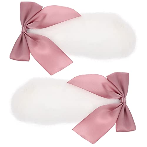WRITWAA 1paar Rabbit Ears Haarclip Für Junge Mädchen Niedliche Lolita Cosplay Haarschmuck Mit Hasenohr-design Für Themenpartys Und Kreative Frisuren Verschiedenen Farben Erhältlich von WRITWAA