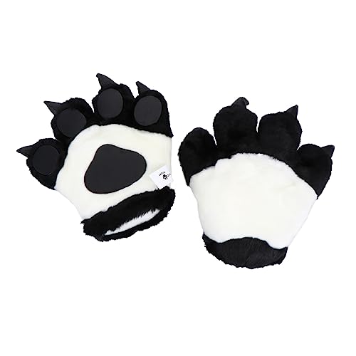 WRITWAA Cartoon Bär Handschuhe Panda Rollenspiel Requisite für Halloween Geburtstagsfeiern von WRITWAA