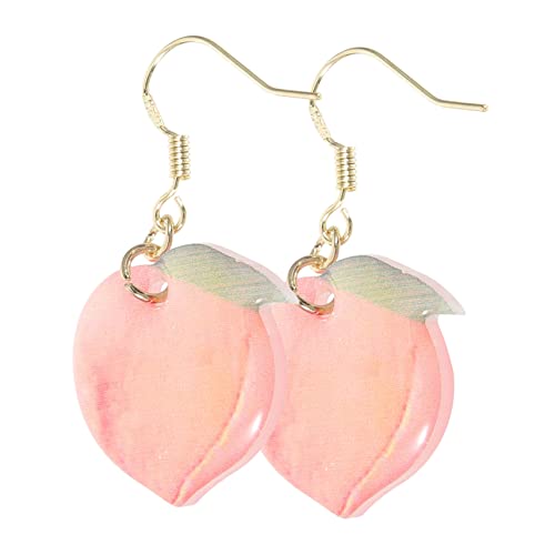 WRITWAA 1 Paar Pfirsich Ohrringe Frauen Trendy Kronleuchter Zucht Quaste Ästhetische Ohrringe für Teenager-Mädchen Dangle Ohrringe Zauberohrringe Zierliche Ohrringe Tropfenohrringe Plastik WRITWAA 1 Paar Pfirsich Ohrringe Frauen Trendy Kronleuchter Zucht Quaste Ästhetische Ohrringe für Teenager-Mädchen Dangle Ohrringe Zauberohrringe Zierliche Ohrringe Tropfenohrringe Plastik von WRITWAA