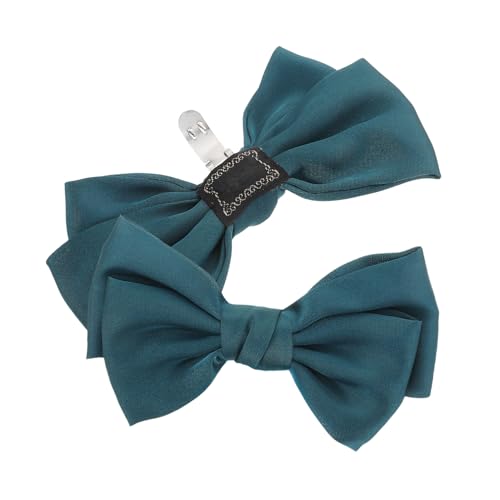 WRITWAA 1 Paar Schleifen Accessoires für Hochzeits und Partyschuhe Dekorative für Damen mit Zeitlosem Design Dunkelgrün von WRITWAA