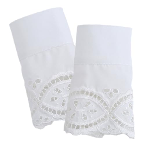 WRITWAA Elegante Spitzen-handgelenksmanschetten Für Damen Dekorative Handgelenksmanschetten Mit Blumenmuster Für Frühlings-/herbstanlässe von WRITWAA