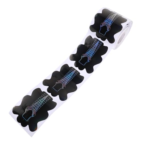 WRITWAA Nagelform-leitfaden-aufkleber Aus Papier Für French Manicure Uv-gel Nail Art Extension Tools Salon Manicure Supply Nail Art Zubehör Reißfest Und Einfach Anzuwenden von WRITWAA