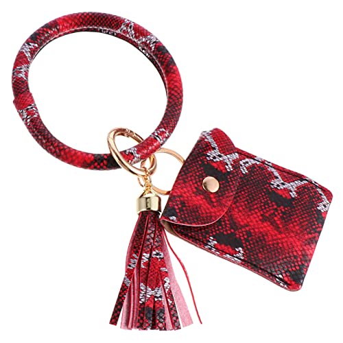 WRITWAA Schlüsselanhänger mit Alligator-Muster Armband Modische Wechseltasche Schlüsselanhänger von WRITWAA
