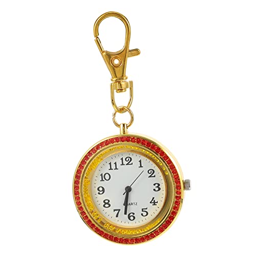 WRITWAA 1 STK Taschenuhr lernuhr Kinder kinderlernuhr die bescherung die Uhr Modeuhr Uhrenschnalle Herrenuhr mit Diamanten Legierungsuhr für ältere Menschen Kinder schauen zu Glas Colorful von WRITWAA