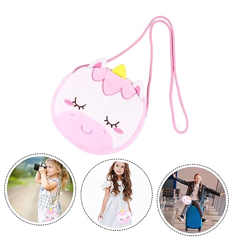 WRITWAA Einhorn-Form Tasche Mit Reißverschlussdesign Für Junge Mädchen Cartoon-Tasche Schicke Straddle- Kleine Aufbewahrungs von WRITWAA