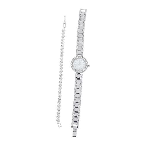 WRITWAA Diamant Uhr Armband Set Frauen Armbanduhr Temperament Uhr Modische Damen von WRITWAA