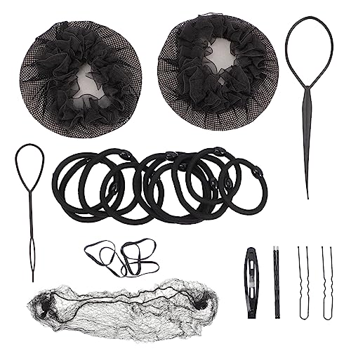 WRITWAA 1 Satz Ballett Haarnetz für Damen Unsichtbare Elastische Dutt Netze für Hochsteckfrisuren Wiederverwendbar Bequem und Haaraccessoire für Ballett und Styling von WRITWAA