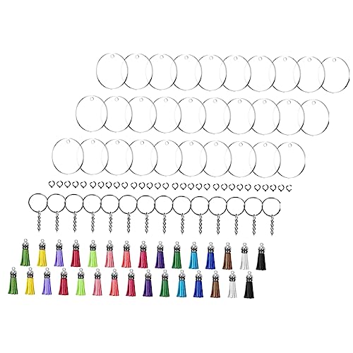 WRITWAA 1satz Schlüsselanhänger Blanko Schlüsselanhänger Für Bastelprojekte Transparente Schlüsselringe Und Etiketten WRITWAA 1satz Schlüsselanhänger Blanko Schlüsselanhänger Für Bastelprojekte Transparente Schlüsselringe Und Etiketten von WRITWAA