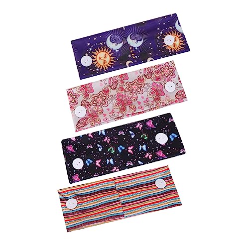 WRITWAA Elastische Dehnbare Haarbänder Für Damen Mit Schöner Druckmuster Kopfschmuck Yoga-haarband Und Dusch-haarband Aus Hochwertiger Milchfaser von WRITWAA