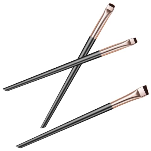 WRITWAA 1 Satz Eyeliner Pinselset Teiliges mit Schrägem für Präzise Augenlinierungen für Makeup Anwendungen zu Hause Profi Bereich von WRITWAA