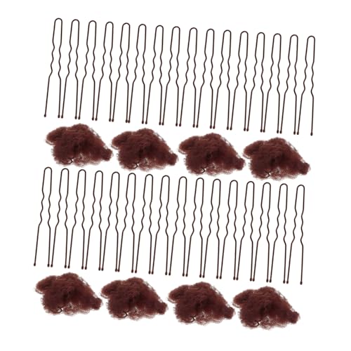 WRITWAA 1 Satz Haarnetz-Haarset Haarband haarnetz für perücken Haarknoten Abdecknetz Haarnetz zum Schlafen Ballett-Brötchennetze Haarnetze für Frauen Brötchen Netz Nylon Coffee von WRITWAA