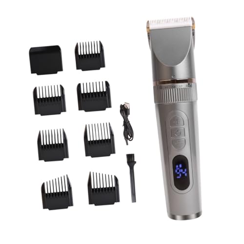WRITWAA 1 Satz Herren Haarschneider Stufig Einstellbare Haarschneidemaschine für Präzises Trimmen Leise und Hautschonend für Bartpflege und Haarstyling zu Hause von WRITWAA