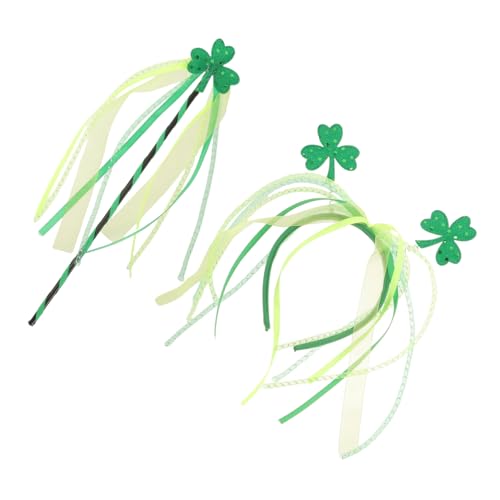 WRITWAA 1satz Patrick's Day Haarreif Mit Zauberstab Lustige Kostüm-accessoires Für Erwachsene Für Irische Feiern Und Cosplay-partys von WRITWAA