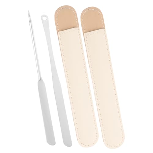 WRITWAA 1 Satz Palettenstab Werkzeug Pulver Kissen-Grundlage Scoop Gesicht kosmetikpinsel makeup brushes make up stick schminkstift Spachtel für Frauen Make-up-Spachtelmischer 420-Material von WRITWAA