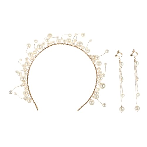 WRITWAA Perlen Stirnband Mit Ohrringen Für Braut Hochzeit Stirnband Ohrring Für Mädchen Fotoshootings Partys Und Andere Anlässe Stilvolles Perlendesign Aus Hochwertigem Material WRITWAA Perlen Stirnband Mit Ohrringen Für Braut Hochzeit Stirnband Ohrring Für Mädchen Fotoshootings Partys Und Andere Anlässe Stilvolles Perlendesign Aus Hochwertigem Material von WRITWAA