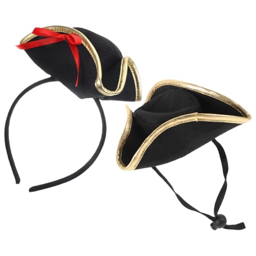 WRITWAA 1 Satz Piratenhut für Halloween Piratenhut Haarschmuck Zubehör für Kostümparty Cosplay und Bühnenaufführungen Bequemes und Leichtes Material WRITWAA 1 Satz Piratenhut für Halloween Piratenhut Haarschmuck Zubehör für Kostümparty Cosplay und Bühnenaufführungen Bequemes und Leichtes Material von WRITWAA