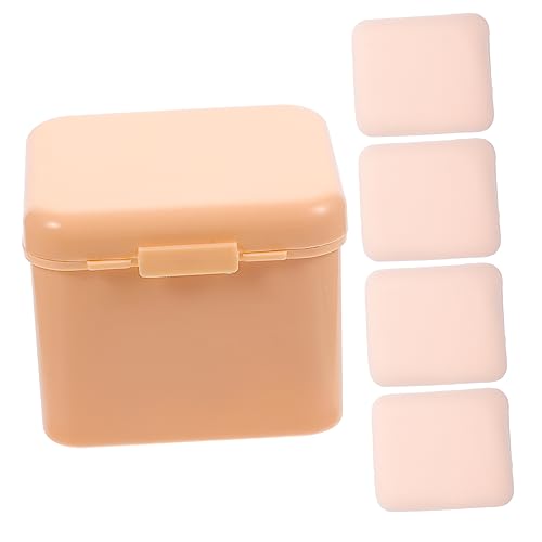 WRITWAA 1 Schachtel Puderquaste Mäusespeck Schwämme Puff Kissen machen Fixierpuderschwamm kleiner Schminkschwamm Puderapplikator Make -up -Tools Make-up-Puderpads Hydrophiles Polyurethan von WRITWAA