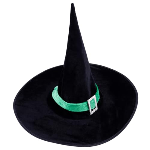 WRITWAA Halloween-zaubererhut Damen-cosplay-hexenhut 1 Stück Hexenhut für Halloween-party-dekorationen von WRITWAA