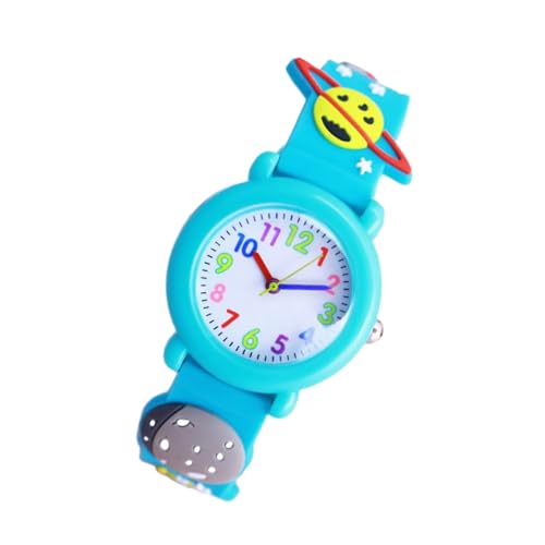 WRITWAA 1stück Kinderuhr Mit Silikonarmband Kreative Cartoon-Armbanduhr Für Jungen Und Mädchen Für Täglichen Gebrauch Und Langlebig von WRITWAA
