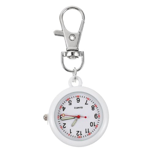 WRITWAA 1 Stück Clip-On-Digital-Silikonuhr Krankenschwester-Clip-On-Schlüsselanhänger Nahezu Leuchtende Uhr Digitale Arzt-Taschenuhr Schule Unverzichtbar Für von WRITWAA