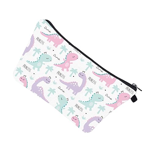 WRITWAA 1 Stück Dinosaurier -Make -up -Tasche Taschen Geldbeutel Reisen Kosmetiktasche Outdoor -Handtasche Make -up -Aufbewahrungstasche von WRITWAA