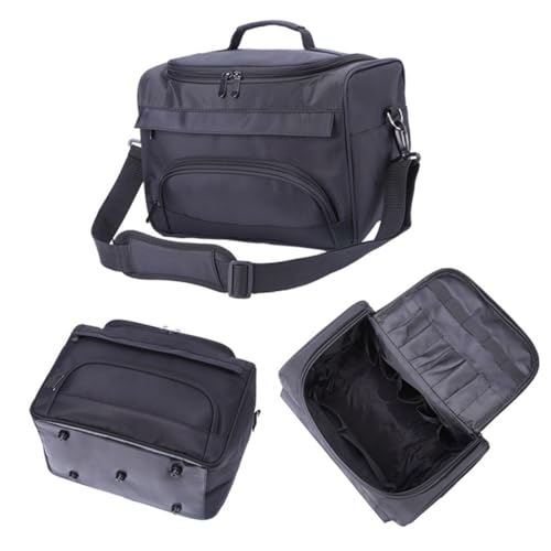 WRITWAA 1 Stück Friseur-Kit Tasche Zubehör Styling Werkzeug Halter Organisator für Haarschmuck Haarschneide-Set Barbier Bausatz Organizer für Friseursalonausrüstung Black von WRITWAA