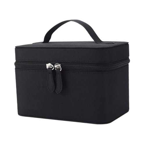 WRITWAA Extra Große Make-up-Tasche Aus Mikrofaser Mit Wasserdichter Funktion Für Reise-kulturtasche Und Kosmetik-Organizer Mit Breitem Griff Und Großem Stauraum von WRITWAA