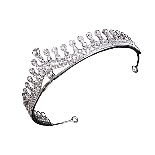 WRITWAA 1 Stück Rhinestone Brautkrone Tiara Hochzeit Headdress Haaraccessoire für Bräute Leicht und Langlebig Perfektes Hochzeitsdeko für Großen Tag von WRITWAA