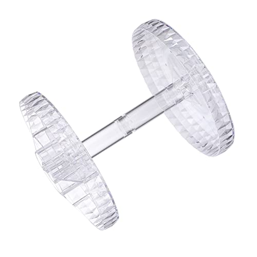 WRITWAA 1 Stück Rotierendes Lagerregal Rotierender Kosmetikhalter Make Up Rotations Organizer Badezimmer Lagerregal Organizer Durchsichtiges Rotationsregal Transparenter Kunststoff von WRITWAA