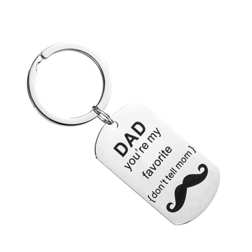 WRITWAA Papa-Karte Edelstahl Schlüsselanhänger Papa Geburtstagsdeko Für Werdenden Papa WRITWAA Papa-Karte Edelstahl Schlüsselanhänger Papa Geburtstagsdeko Für Werdenden Papa von WRITWAA