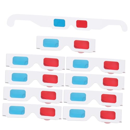 WRITWAA 10 Papierbrillen Anaglyph Brille Rot Blau für Filme Spiele Dvd Leicht Robust Modisch Vielseitig Einsetzbar als WRITWAA 10 Papierbrillen Anaglyph Brille Rot Blau für Filme Spiele Dvd Leicht Robust Modisch Vielseitig Einsetzbar als von WRITWAA