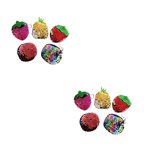 WRITWAA 10 STK Münztasche damengeldbörse damenbörse portmonee mini miniportemonnaie mini portmonee tragbare kleine Brieftasche Mode-Umhängetasche für Mädchen Münzbeutel für Damen von WRITWAA