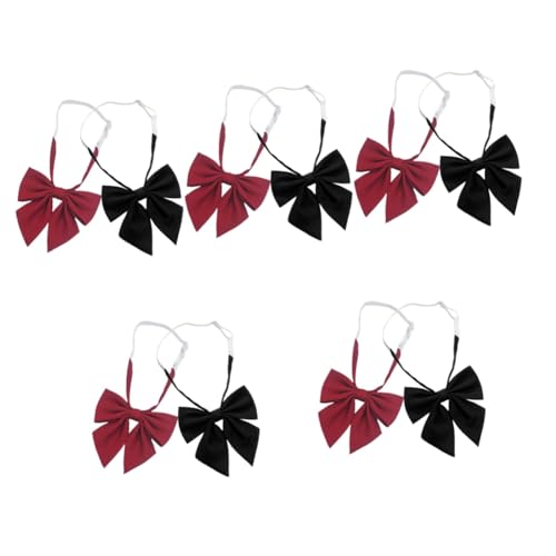 WRITWAA 10 Stk Abschlussbogen weihnachtspräsente bescherung weihnachten mannergeschenk weihnachten bowknot Fliege für Herren schwarze Fliege einheitliche Fliege verstellbare Fliege Stoff von WRITWAA