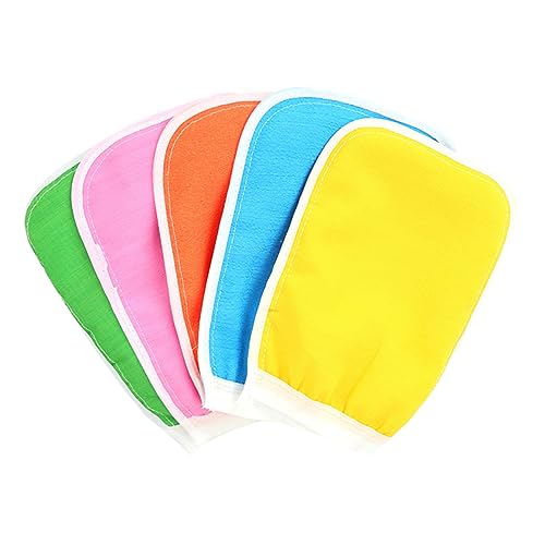 WRITWAA 10 Stück Badetuch Schrubben Körper Handschuhe Handtücher Reinigungstuch Badehandschuh Duschhandschuh Handschuh Zum Duschen Dusche Reinigungshandschuh Zufällige Farbe von WRITWAA