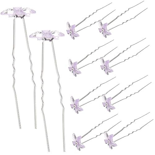 WRITWAA 10 Stück Haarschmuck Mit Kristallblumen Für Bräute Hochzeit Party Braut Haarschmuck Haarnadel Für Frauen Junggesellinnenabschied Brautschmuck Geformte Blumen Frauen von WRITWAA