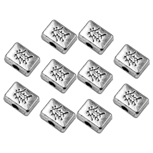 WRITWAA 10 Stück Mahjong-form-anhänger, Antike Mahjong-anhänger, Diy-schmuckanhänger WRITWAA 10 Stück Mahjong-form-anhänger, Antike Mahjong-anhänger, Diy-schmuckanhänger von WRITWAA
