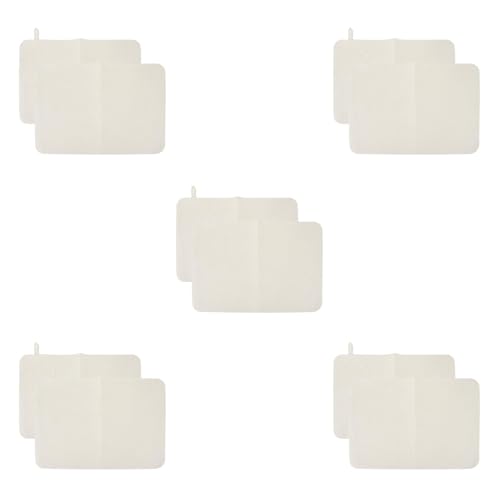 WRITWAA 10 Stück Saunamatten-Filzsaunakissen Für Erwachsene Und Kinder Weiße Saugfähige Und Wärmeisolierende Sitzmatte Für Den Innenbereich Des Spas von WRITWAA