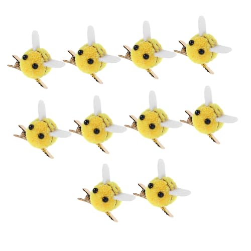 WRITWAA 10stücke Bienen-haarspangen Für Damen Mini-haarspangen Für Seitliche Zöpfe Französische Haarspangen Für Geburtstagsfeiern Hochzeiten Und Tägliches Styling von WRITWAA