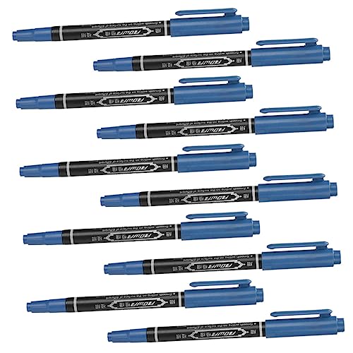 WRITWAA 10stücke Wasserdichter Augenbrauenstift Ölbasierter Tätowierstift Für Make-up Positionierungsmarker Transparenter Stiftgehäuse Tätowierstift Für Anfänger Und von WRITWAA