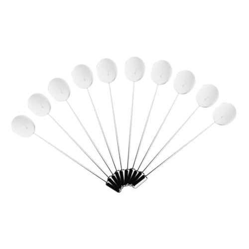WRITWAA 10 Stück Teiliges Edelstahl Corsage Pins Broschennadeln Rostfrei Langlebig für Anstecknadeln Kleidung Handwerk Schmuckzubehör Geeignet für Damen und Herren von WRITWAA